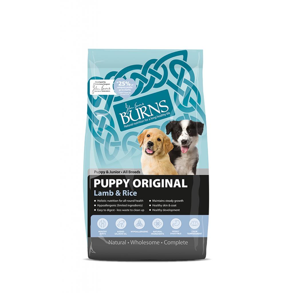 Burns Puppy Original, Lamb & Rice, 6kg Sevenoaks Animal Feeds