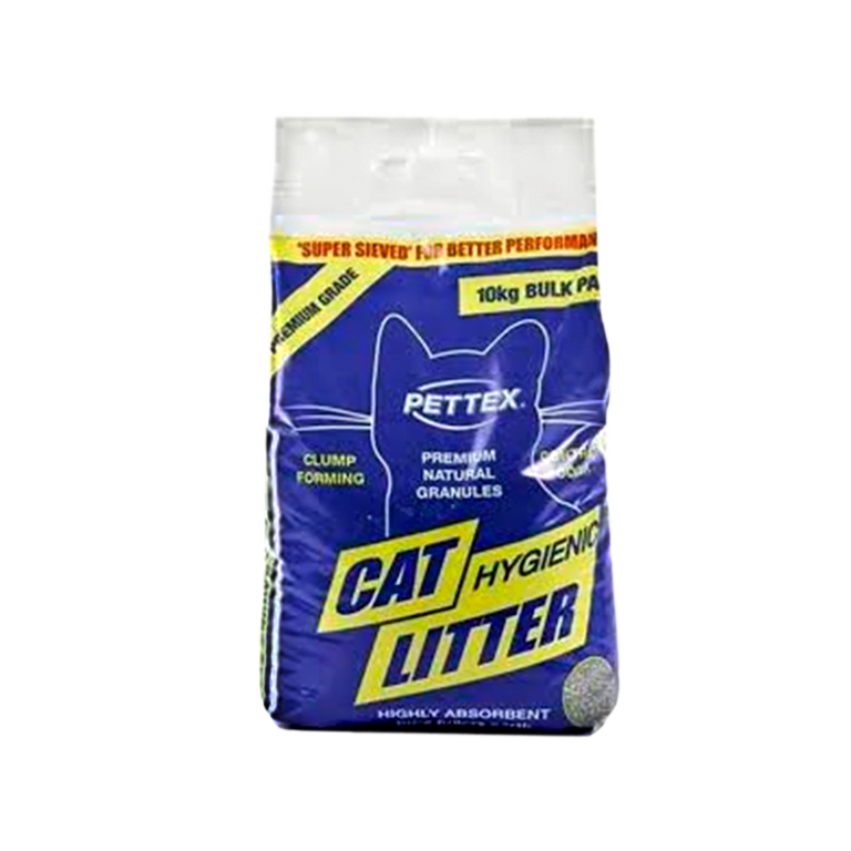 Pettex Premium Grey Cat Litter Granules, 10kg Sevenoaks Animal Feeds