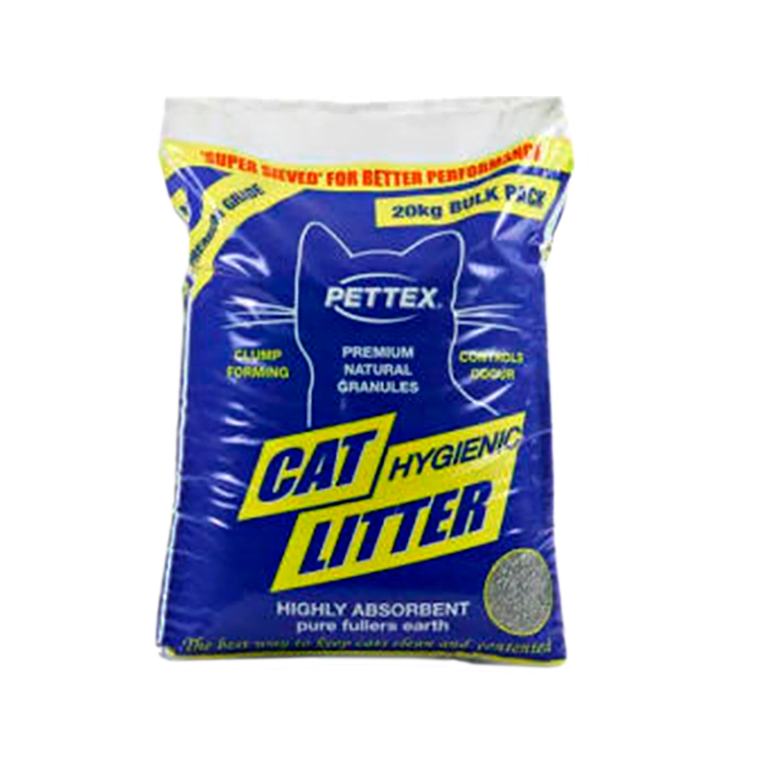 Pettex Premium Grey Cat Litter Granules, 20kg Sevenoaks Animal Feeds